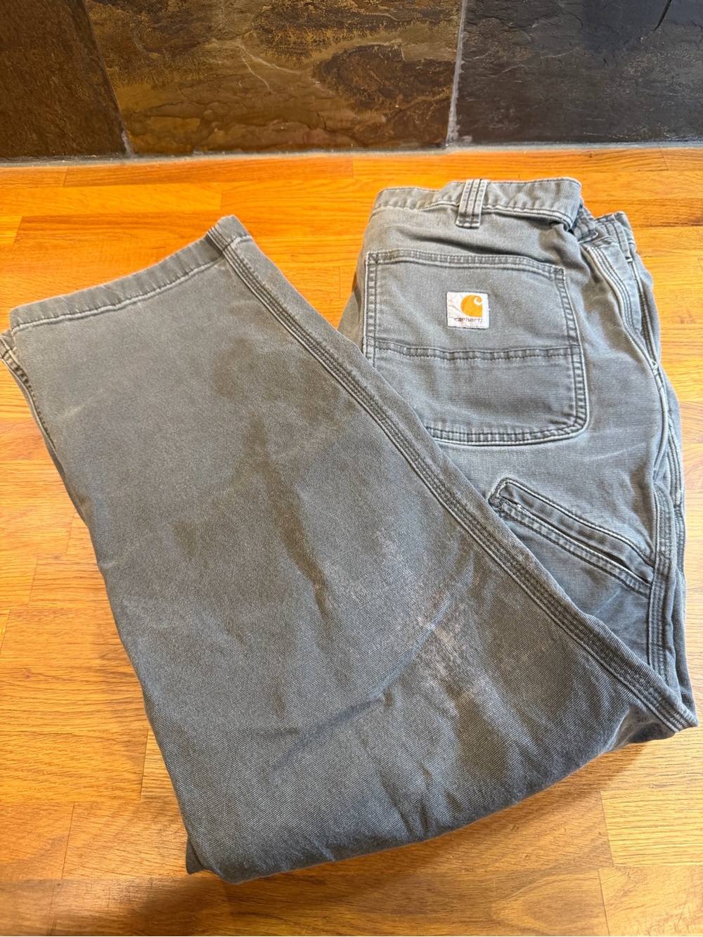 Carhartt “Thrashed” Gray Work Pants- size 36x30 (007)